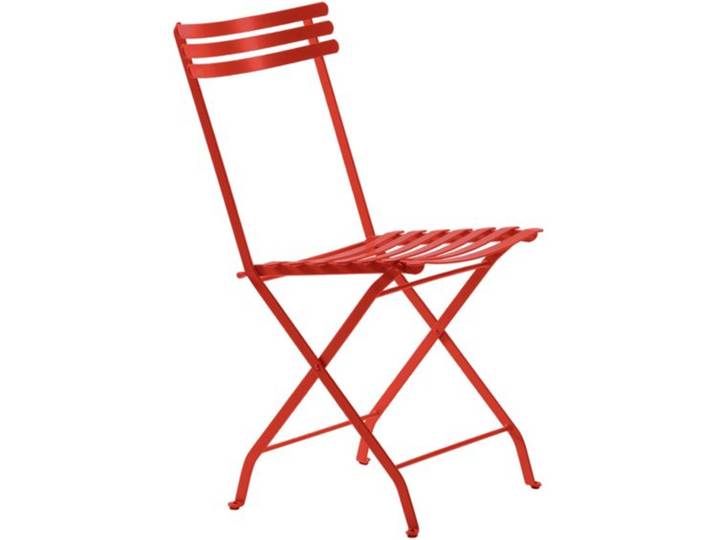 Klapp-Stuhl Flower Ethimo rot, Designer Ethimo Design Studio, 44x84x52 cm