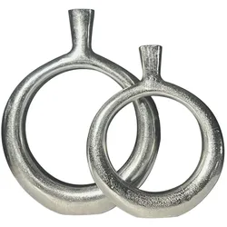 WOHNLING WL7.176 Vasen 2er Set Silber