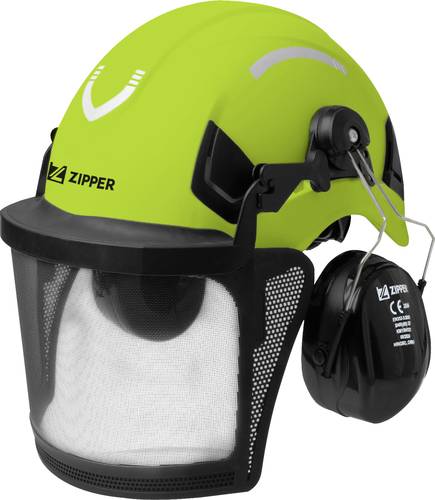 Zipper ZI-FHPROFI ZI-FHPROFI Forstschutzhelm EN 397, EN 397:2012, EN 1731:2006, EN 352-3:2002 Grün, Schwarz