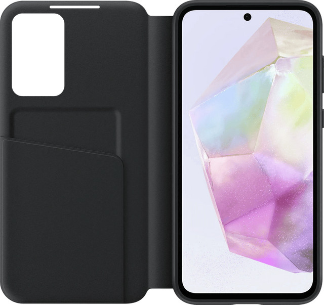 Samsung Galaxy A35 Smart View Book Case Zwart