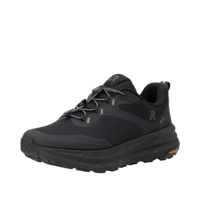 Sneaker RIEKER SPORT, Herren, Gr. 44, Textil, schwarz, Schuhe Sneaker, Outdoorschuh, Trekkingschuh mit ultragrip-Laufsohle, Rieker-TEX