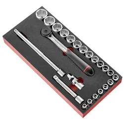 FACOM Modul - Steckschluessel 1/2Z, 23-tlg