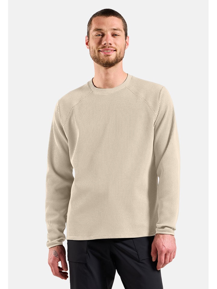 Odlo Funktionslongsleeve "Cubic" in Beige - L