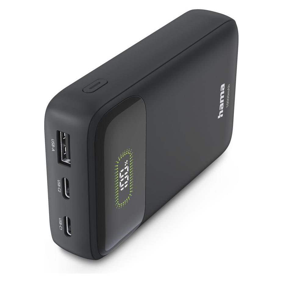 Hama PD10-W20 (10000 mAh, 22 W, 37 Wh) (00201779)