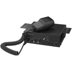 Monacor ELA-Verstärker PA-302 14 W (Verstärker), Stereoverstärker, Schwarz