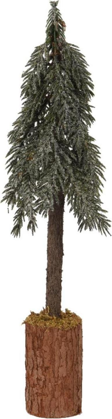 Decoris mini-kerstboom op voet, groen, 45 cm