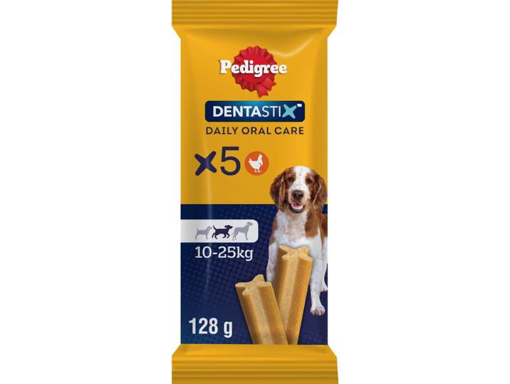 Pedigree kauwsnacks voor gebitsverzorging voor middelgrote honden