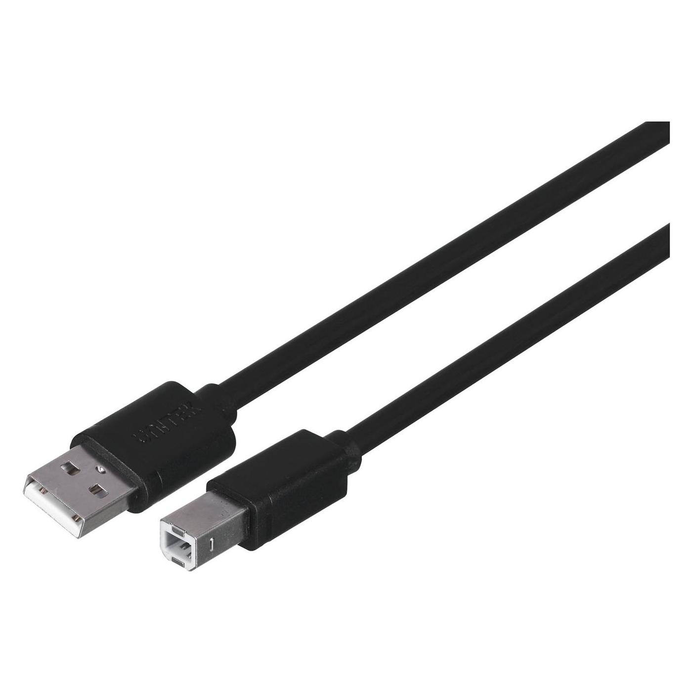 Unitek Y-C420GBK USB Kabel USB 2.0 USB A USB B (3 m, USB 2.0) (Y-C420GBK)