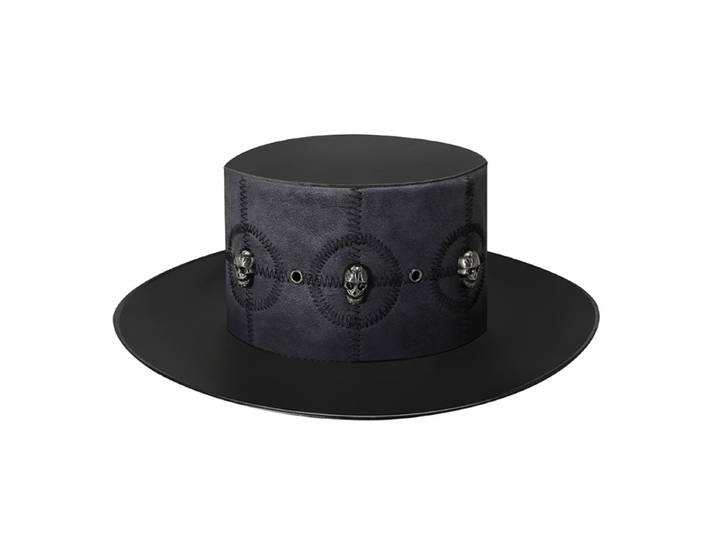 Steampunk chapeau haut-de-forme pour femmes, Costume fête d'halloween, accessoire gothique, chapeau pour hommes avec