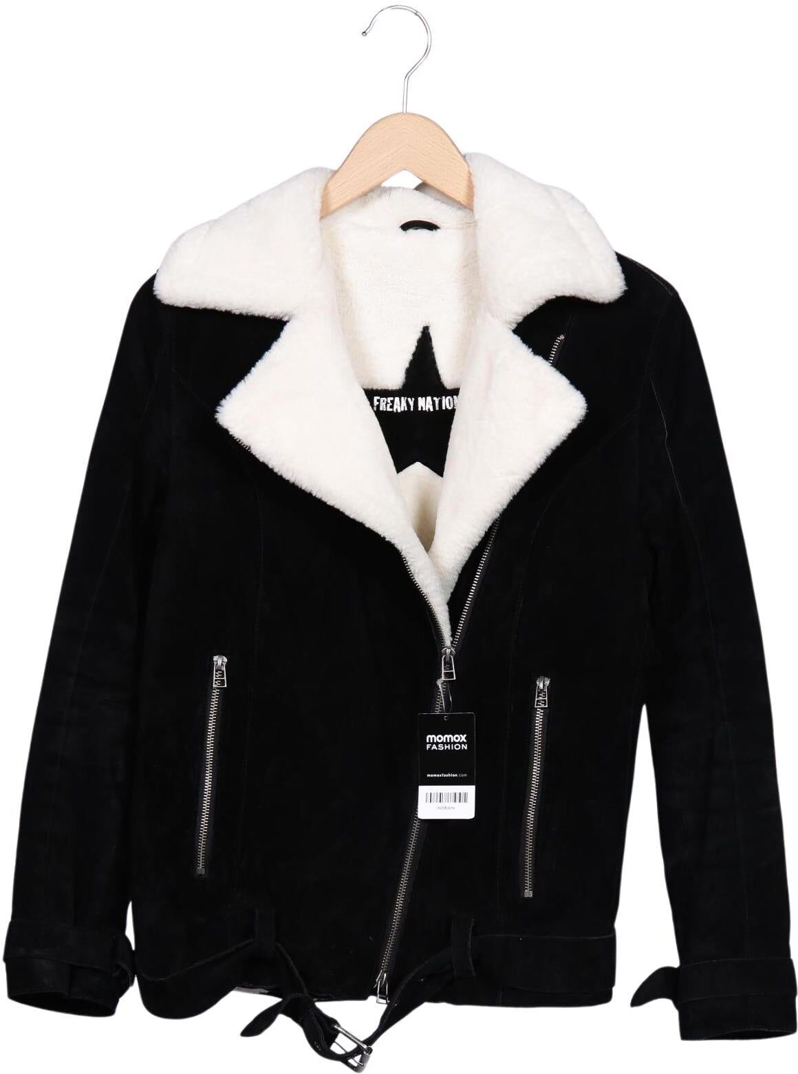 Freaky Nation Damen Jacke, Schwarz, Gr. S, Synthetik - Second Hand