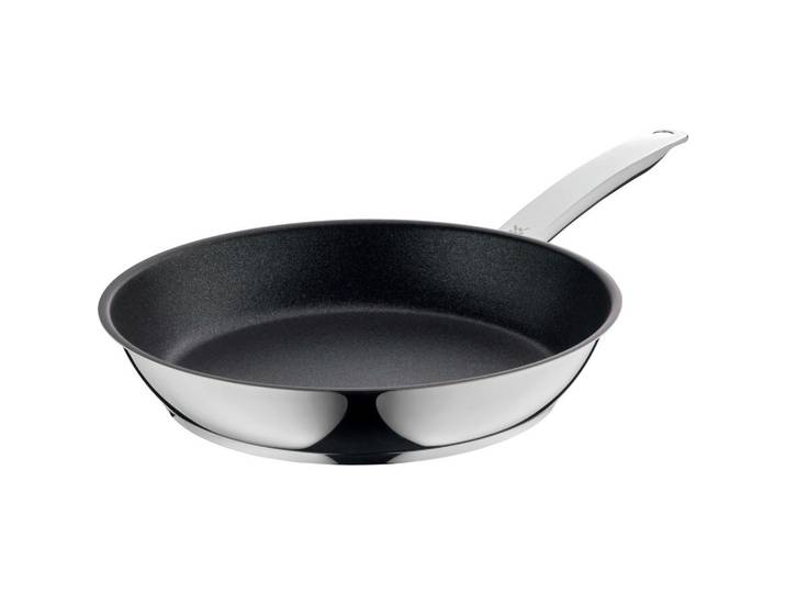 WMF Bratpfanne Permadur Advance, Schwarz, Silberfarben, Metall, rund, antihaftbeschichtet, TransTherm®-Allherdboden, Kochgeschirr, Pfannen, Bratpfannen