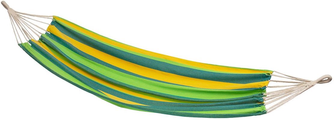 Conacord Hängematte Brazil 195 x 100 cm gelb/grün gestreift