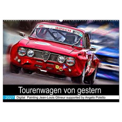 Tourenwagen von gestern (Wandkalender 2027 DIN A2 quer), CALVENDO Monatskalender