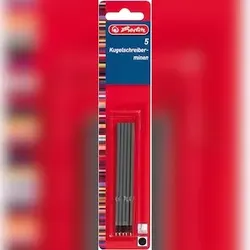 herlitz Kugelschreibermine X-20 schwarz VE=5 Stück