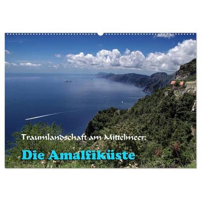 Traumlandschaft am Mittelmeer: Die Amalfiküste (Wandkalender 2026 DIN A2 quer), CALVENDO Monatskalender