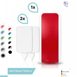 Blanc HYGIENIC SET: Schaumseifenspender manuell, Blanc Cosmos +2x 1-Liter Schaumseife antibakteriell - PRODUKTSET