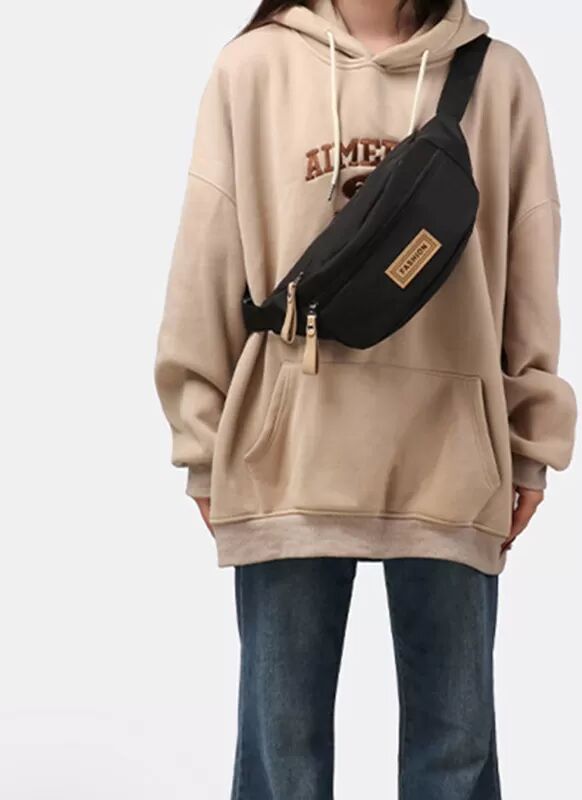 INF Schwarze Nylon-Gütasche - Stilvoll & Vielseitig