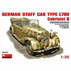 MiniArt - Deutscher Stabswagen Typ 170V Cabrio B. - 1:35 - 285 Teile 310713