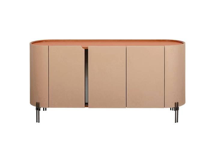Kare-Design Sideboard, Braun, Rotbraun, Holz, Metall, Recyclingholz,Recyclingholz, 2 Fächer, 150x75x40 cm, stehend, Holzmöbel, Kleinmöbel Holz, Holzkommoden, Sideboards Holz