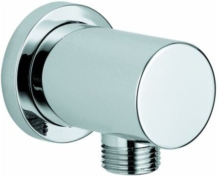 Grohe Rainshower Wandanschlussbogen 27057000 chrom, Aussengewinde, runde Rosette