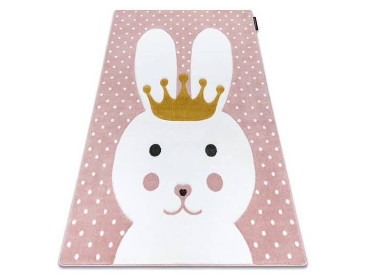 Tapis - PETIT BUNNY - PETIT LAPIN - 200x290 cm - Rose - Synthétique - Enfant
