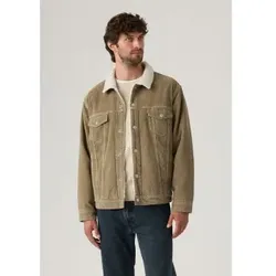 Levi's für Herren. A5784-0022 Kordjacke Nachtbraun (L), Lässig, Baumwolle