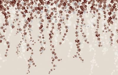 Advantage Trailing Ivy Brown Wall Mural