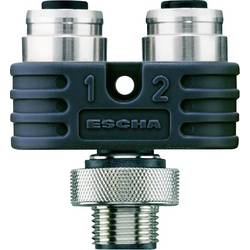 Escha 8024643 Sensor-/Aktor-Verteiler und Adapter M12 Adapter Polzahl Sensoren: 5 1 St.