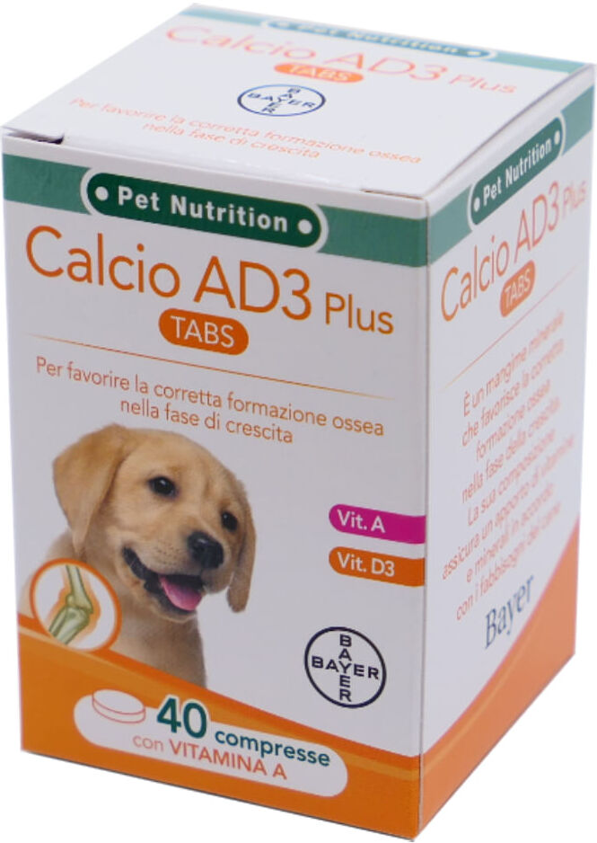 BAYER Calcio AD3 Plus Tabs per Puppy 40CP