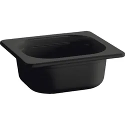 APS Ecoline GN-Behälter, GN 1/6, schwarz, Inhalt: 1,00 Liter, Tiefe: 100 mm