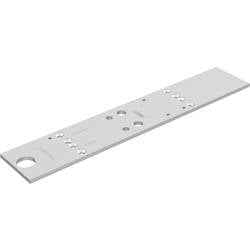 GEZE 1400-0007 Montageplatte Silber