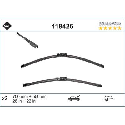 Swf Wischblatt [Hersteller-Nr. 119426] für Citroën