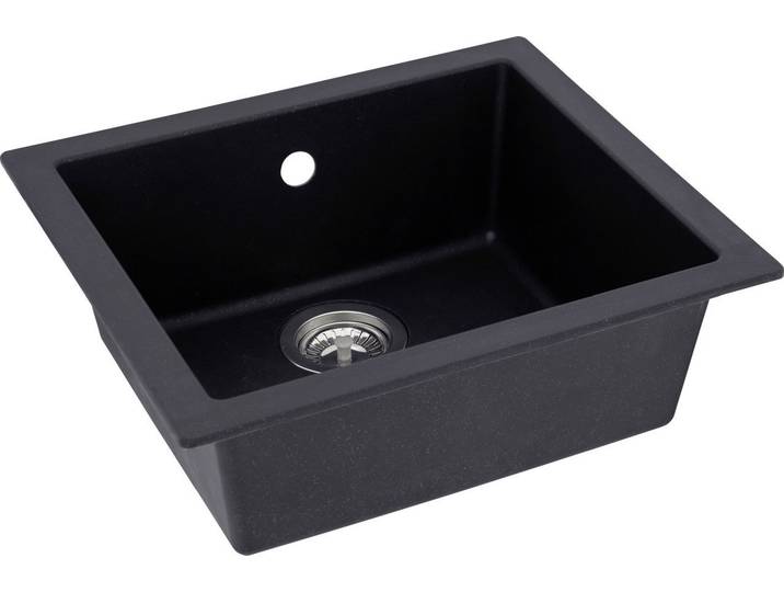 RESPEKTA Einbauspüle respekta Mineralite Einbauspüle 1 Becken Ohio 50 x