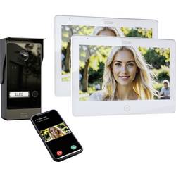 m-e modern-electronics ALL-V10B-2M10W-IPS Video-Türsprechanlage 2-Draht, WLAN Komplett-Set 41533