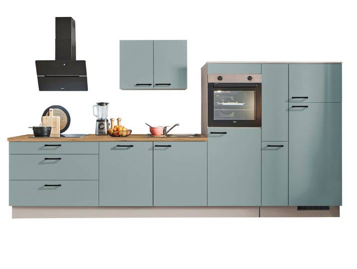 pino Küchenzeile Warde, individuell anpassbar, gratis Küchenplanung mit Profis, (Breite 340cm), vormontiert, wahlw. mit E-Geräten, Preis inkl. Lieferung