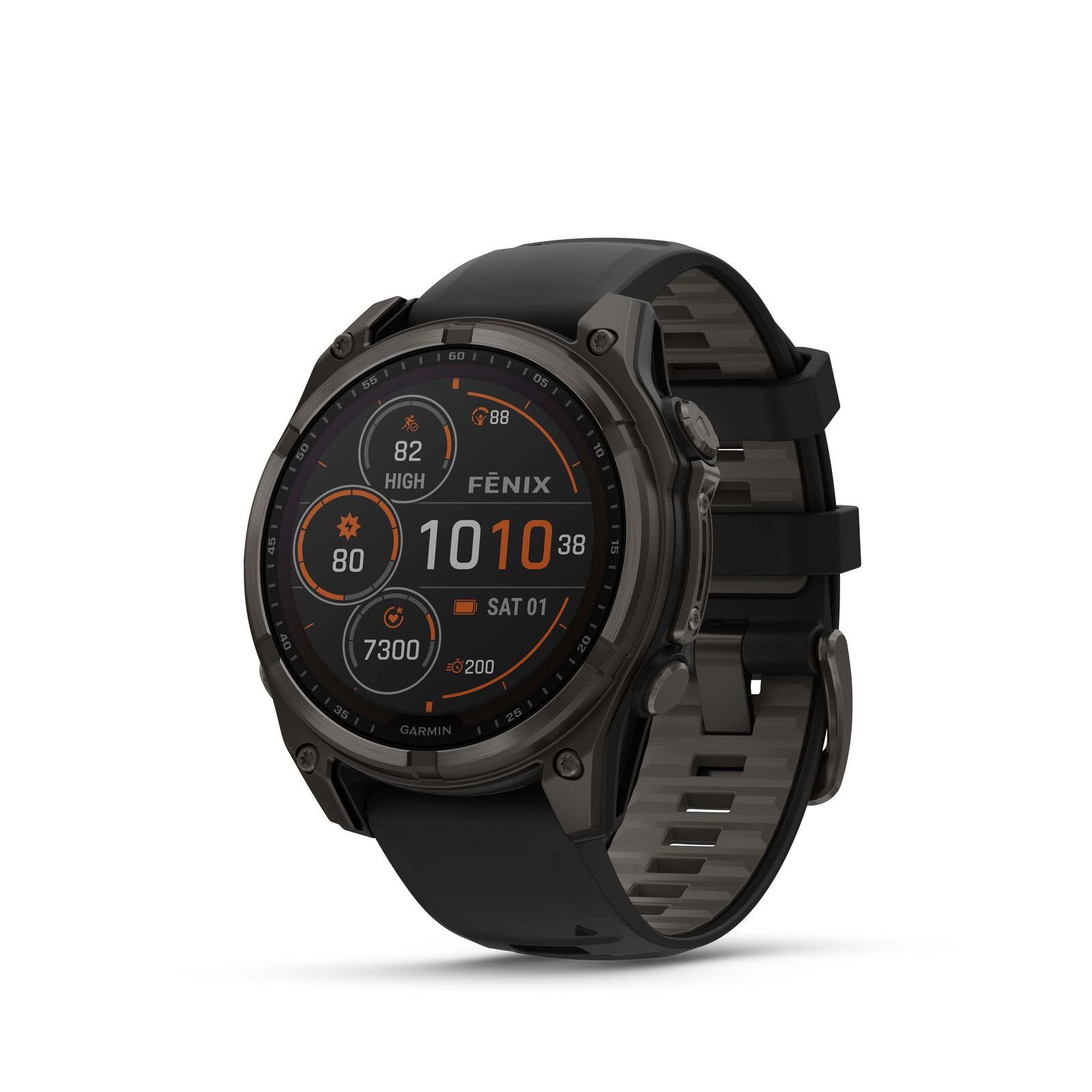 Garmin fenix 8 GPS Smartwatch met Titanium behuizing en Touchscreen