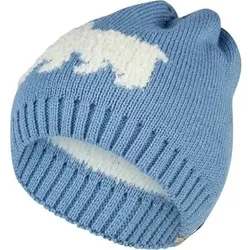 STERNTALER Strickmütze Eisbär, Größe 53 in Blau Blau