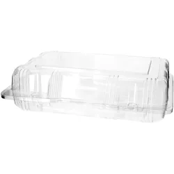 MONOUSO - Klappbox PET für Gebäck 22x14,5x6cm (220 Stück)