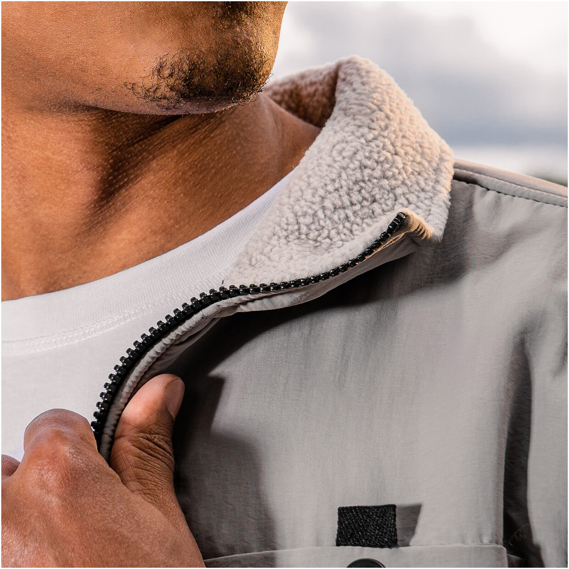 STIER Sherpa Vest M Ice Grey (905887)