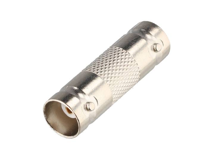Goobay F adapter - F socket > coax plug - TV antenne adapter - Zink