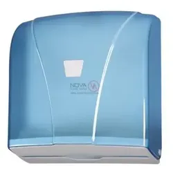 Handtuchspender Katli Falthandtuchspender hellblau Papierhandtuchspender für Z und W Interfold Tücher