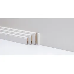 Parador Zubehör Montage Weiß Abschlusskappen Typ 2 für Sockelleisten HL 1 / HL 2 / HL 3