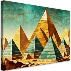 WANDBILD pyramiden ägypten abstraktion