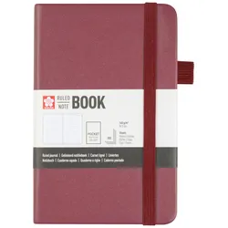 Sakura Notizbuch ca. DIN A7 liniert, maulbeere
