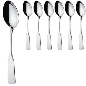 Gräwe Esslöffel Spaten, 19,5 cm, Edelstahl 18/10, silber poliert, 6 Stück
