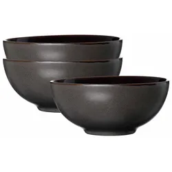 Ritzenhoff & Breker Merida Poke Bowl Schale ø 17,5 cm 3er Set - Anthrazit
