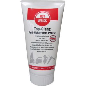 RotWeiss Autopolitur 1550 Top-Glanz Anti-Hologramm, Finishpolitur, silikonfrei, 150ml