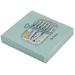 Servietten  12er Pack   ¦ blau ¦ Papier ¦ Maße (cm): B: 16,5 H: 3 T: 16.5