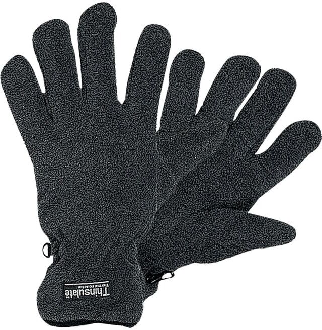 SCHEIBLER Gants en polaire Thinsulate gris foncé T. L