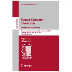 Human-Computer Interaction. Interaction in Context, Fachbücher von Masaaki Kurosu